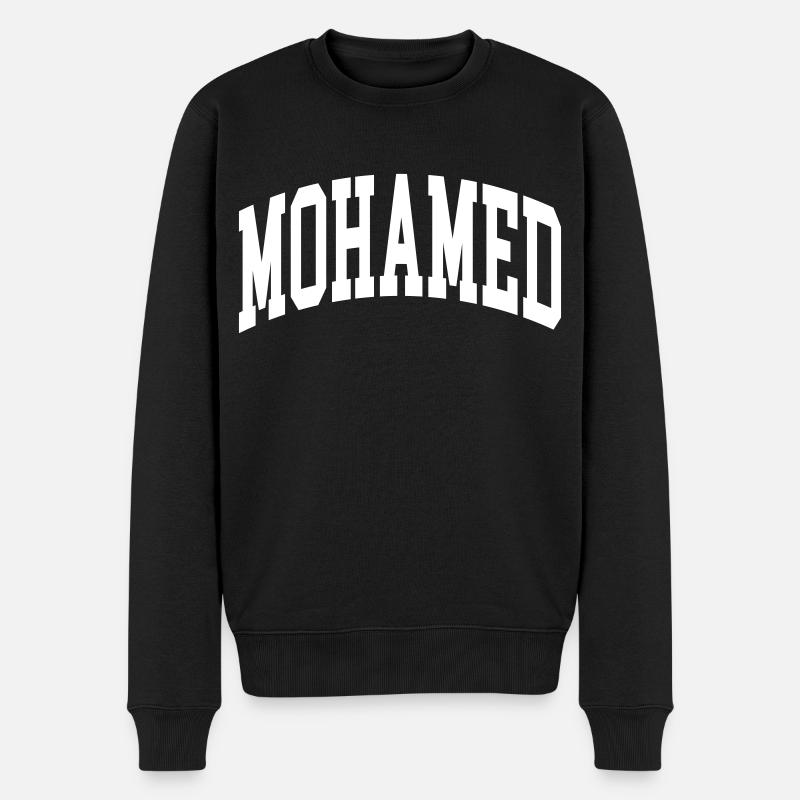 Mohamed - Pull Premium bio Homme - noir