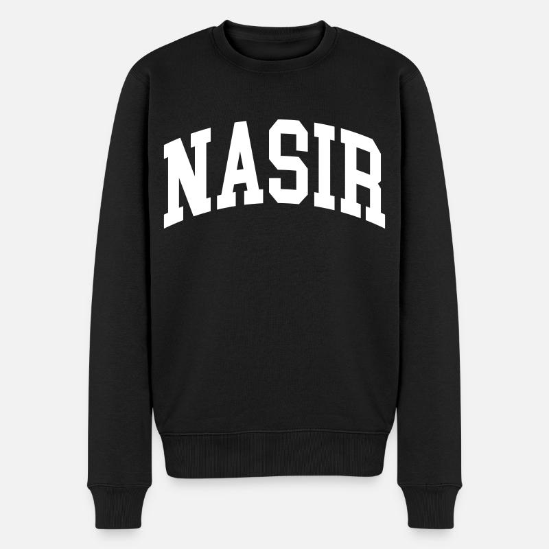 Nasir - Pull Premium bio Homme - noir