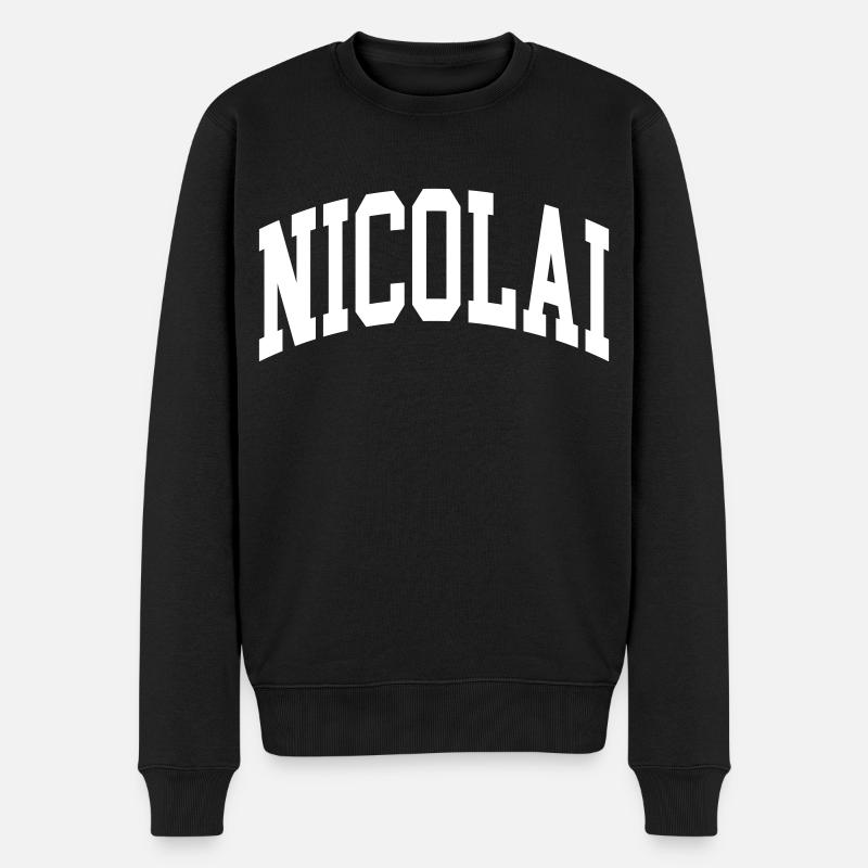 Nicolai - Pull Premium bio Homme - noir