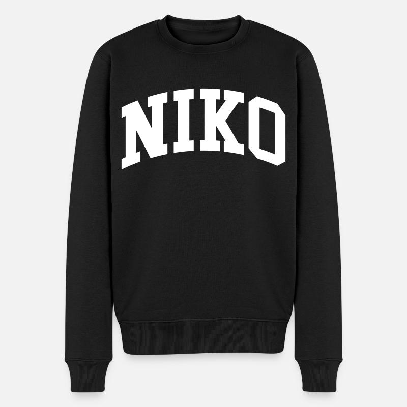 Niko - Pull Premium bio Homme - noir