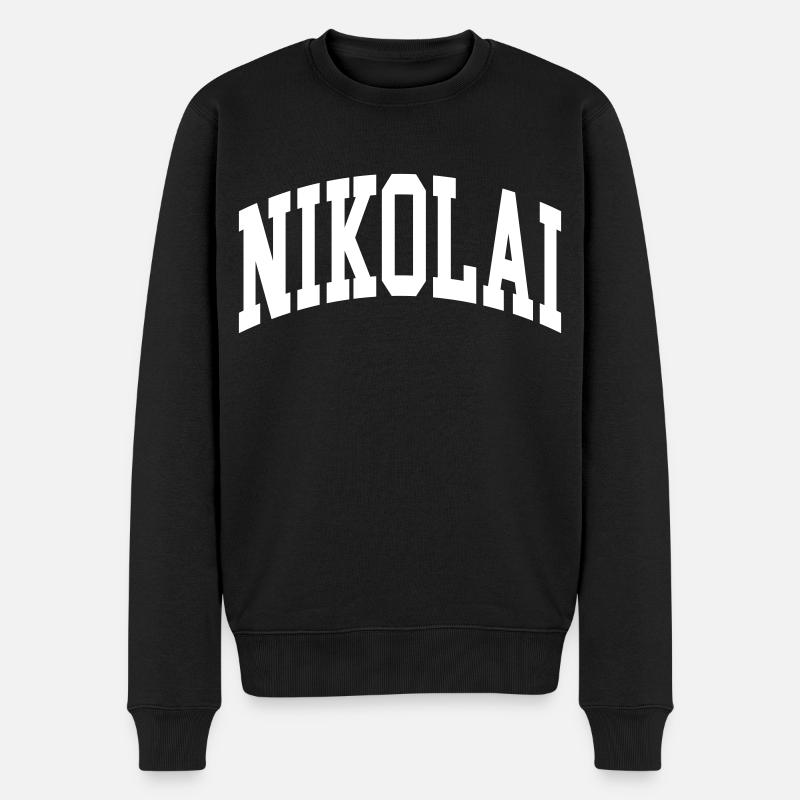Nikolai - Pull Premium bio Homme - noir