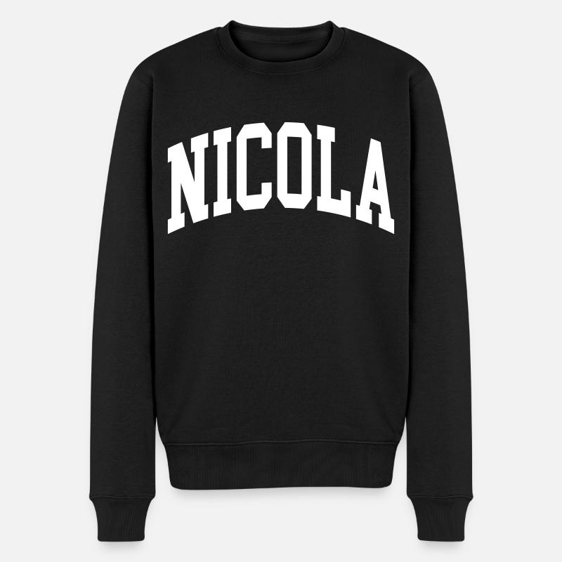 Nicola - Pull Premium bio Homme - noir