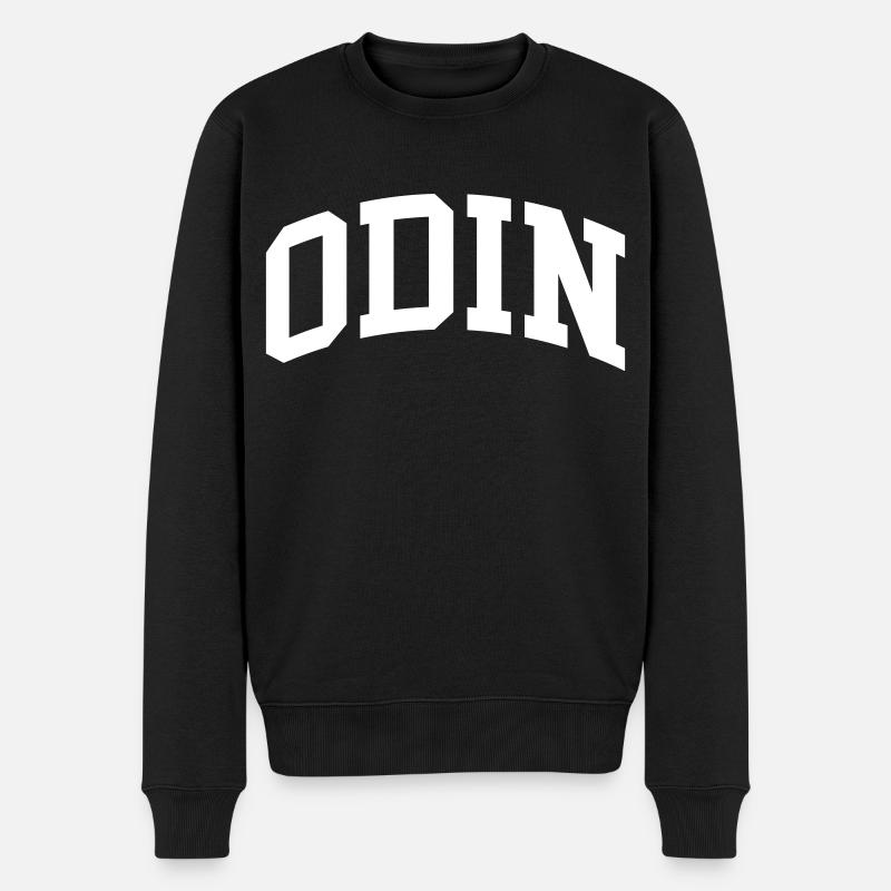 Odin - Männer Premium Bio Pullover - Schwarz