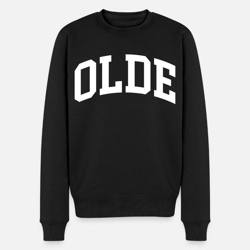 Olde - Männer Premium Bio Pullover - Schwarz
