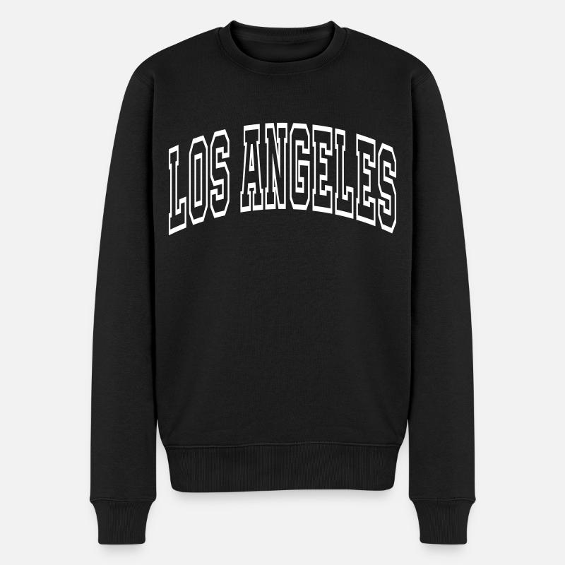 Los Angeles - Pull Premium bio Homme - noir