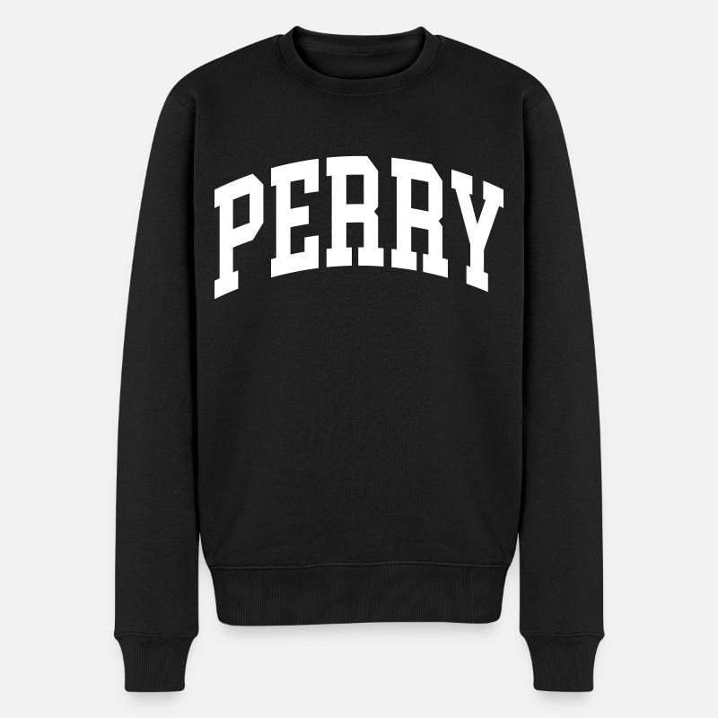 Perry - Men's Premium Organic Jumper - black