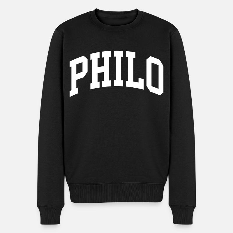 Philon - Pull Premium bio Homme - noir