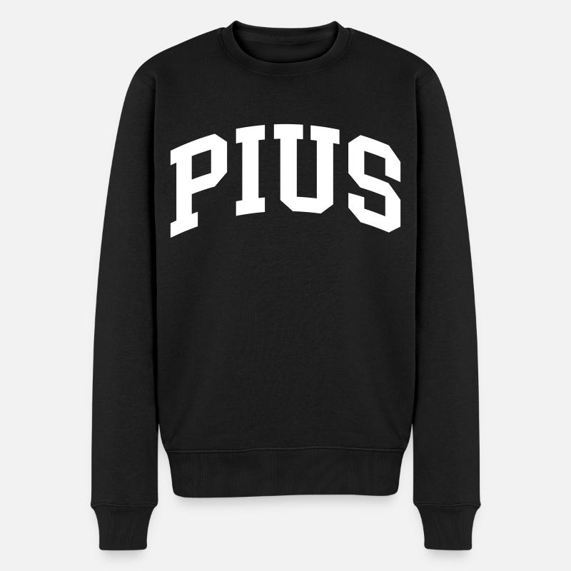 Pie - Pull Premium bio Homme - noir
