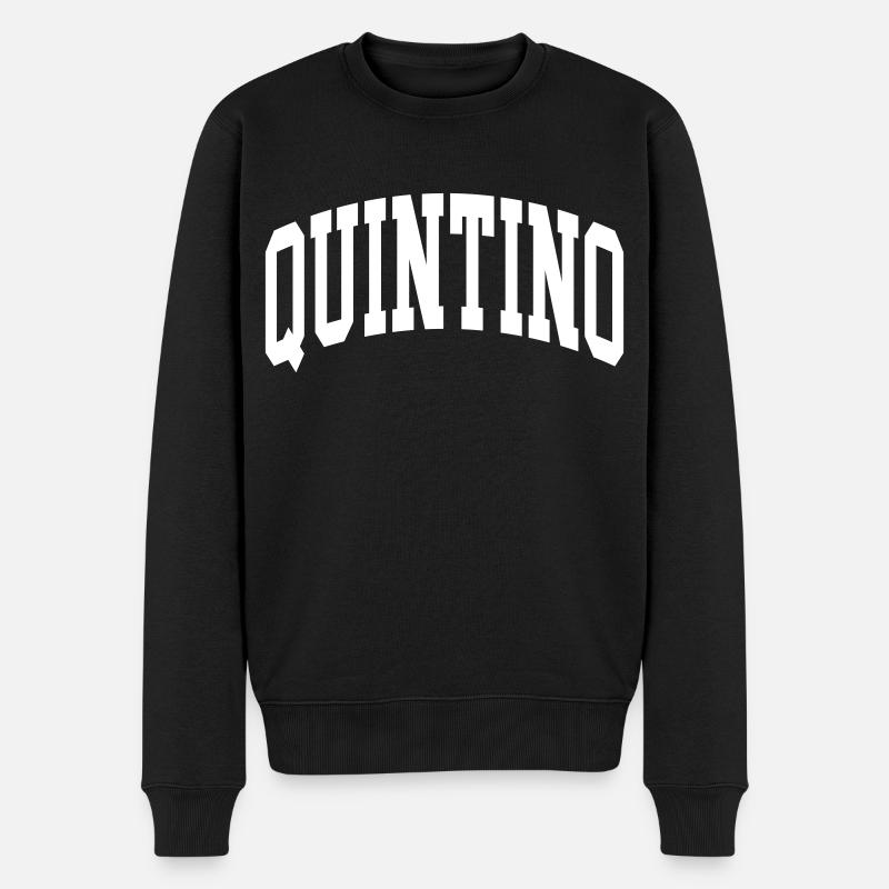 Quintino - Pull Premium bio Homme - noir