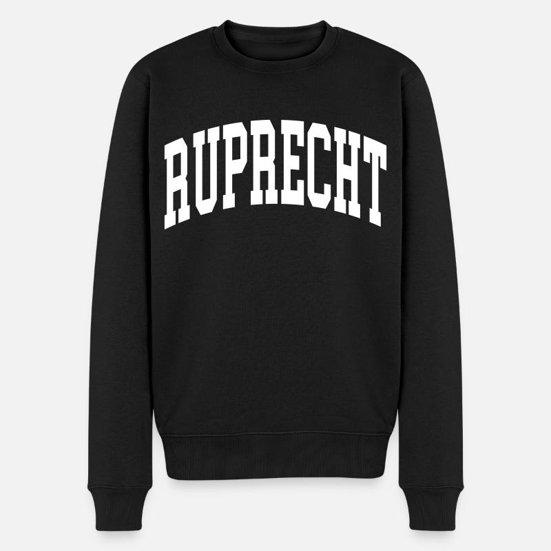 Ruprecht - Männer Premium Bio Pullover - Schwarz