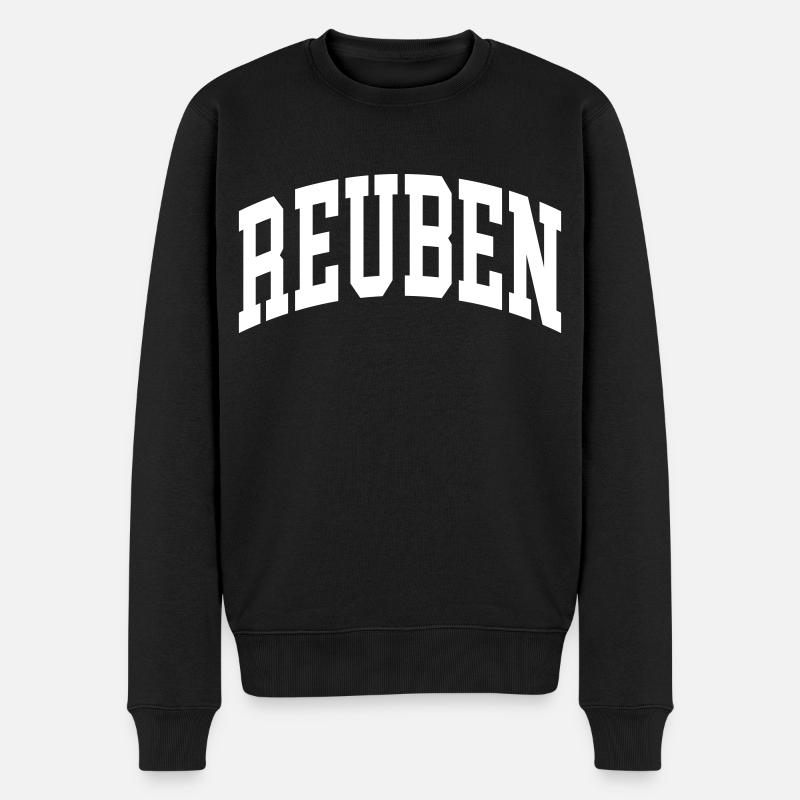 Reuben - Männer Premium Bio Pullover - Schwarz