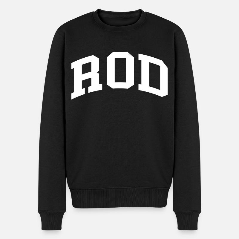 Rod - Männer Premium Bio Pullover - Schwarz