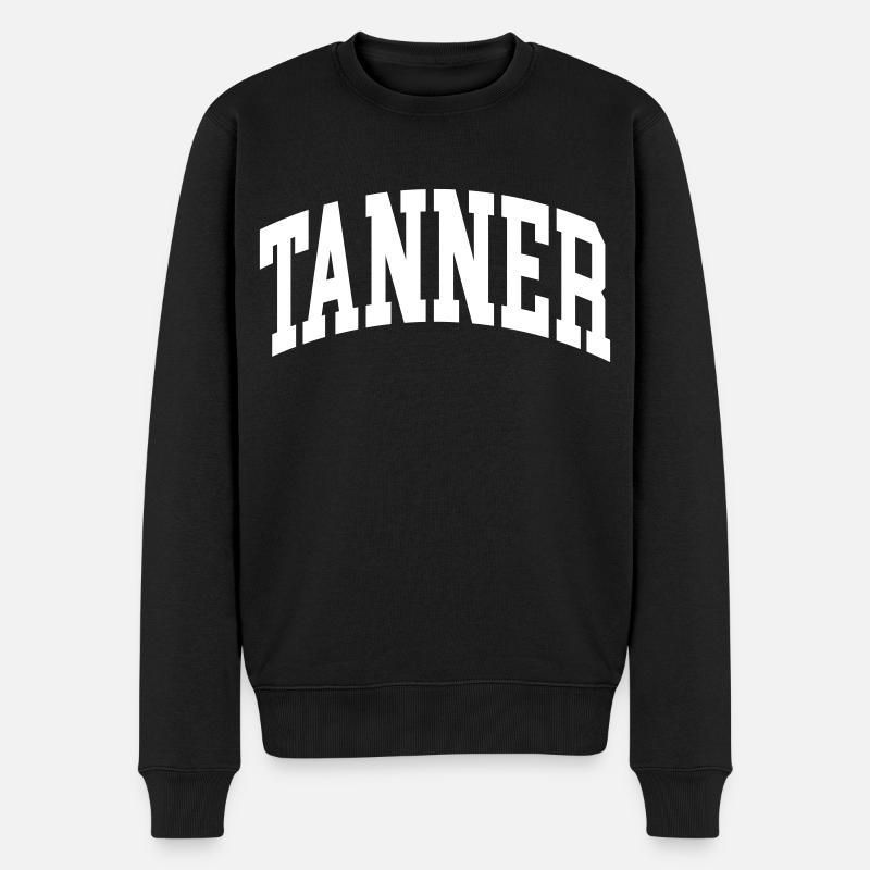 Tanner - Männer Premium Bio Pullover - Schwarz