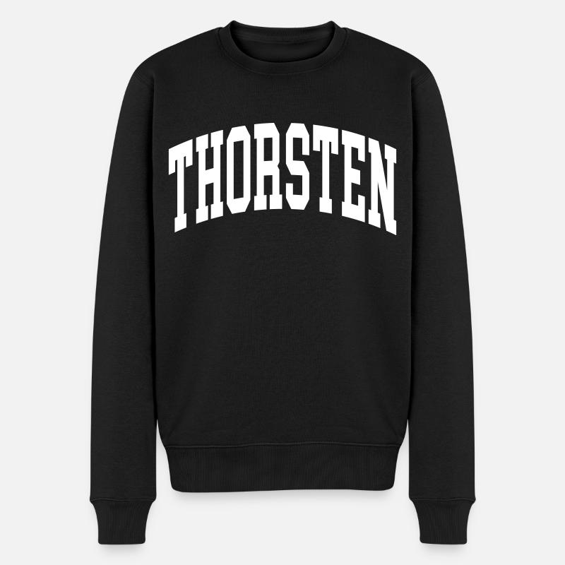 Thorsten - Men's Premium Organic Jumper - black