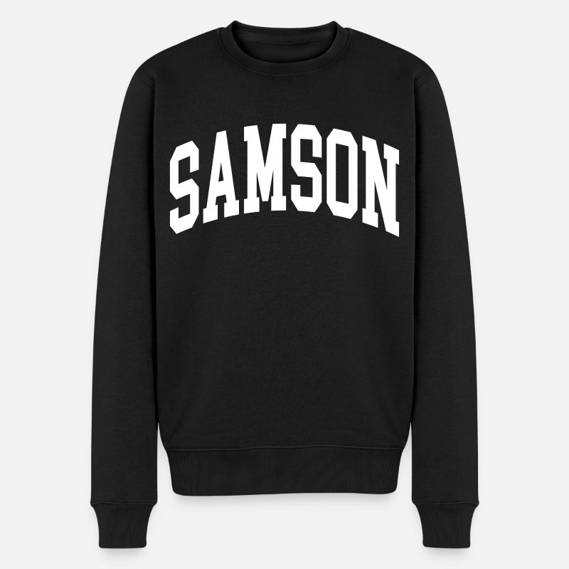 Samson - Männer Premium Bio Pullover - Schwarz