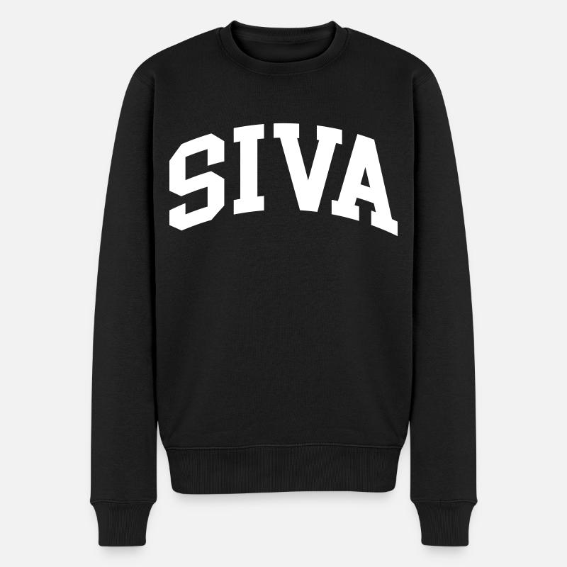 Siva - Pull Premium bio Homme - noir