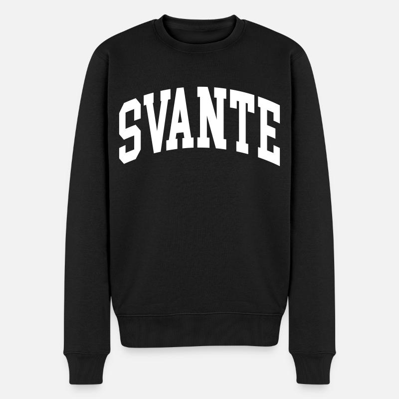 Svante - Männer Premium Bio Pullover - Schwarz