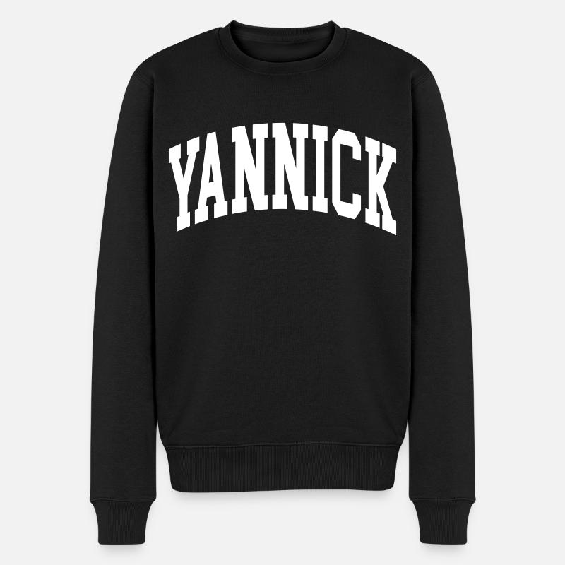 Yannick - Pull Premium bio Homme - noir