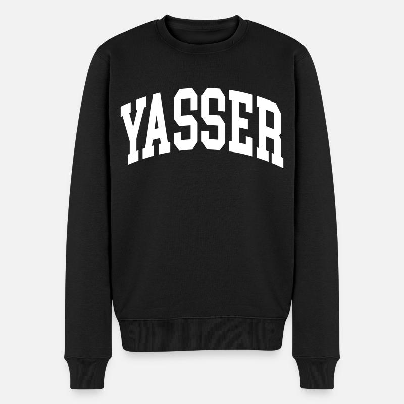 Yasser - Pull Premium bio Homme - noir