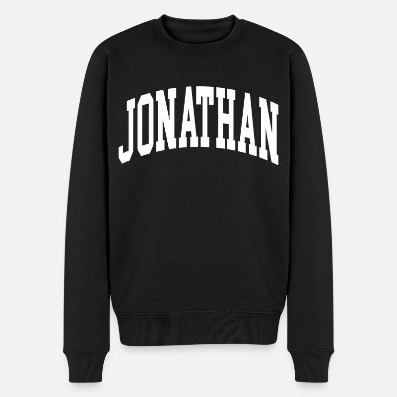 Jonathan - Männer Premium Bio Pullover - Schwarz