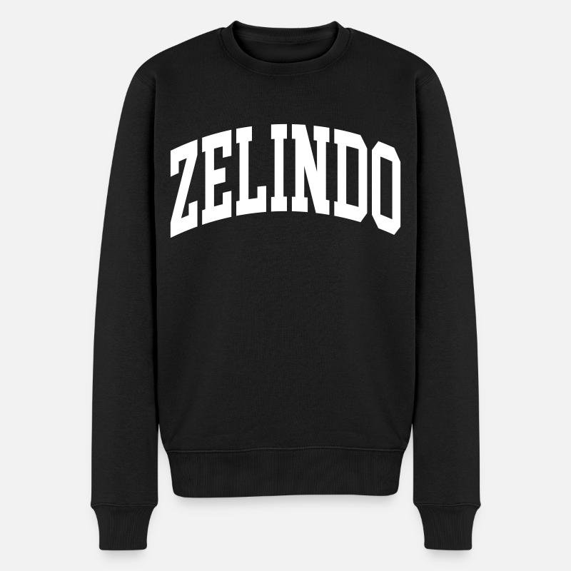 Zelindo - Männer Premium Bio Pullover - Schwarz