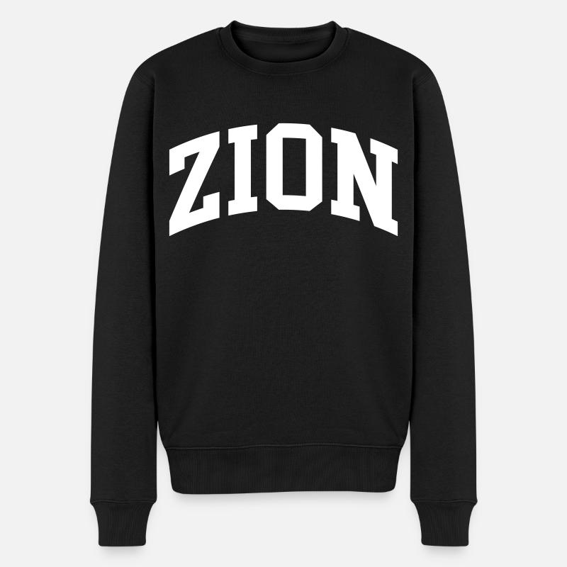 Zion - Männer Premium Bio Pullover - Schwarz