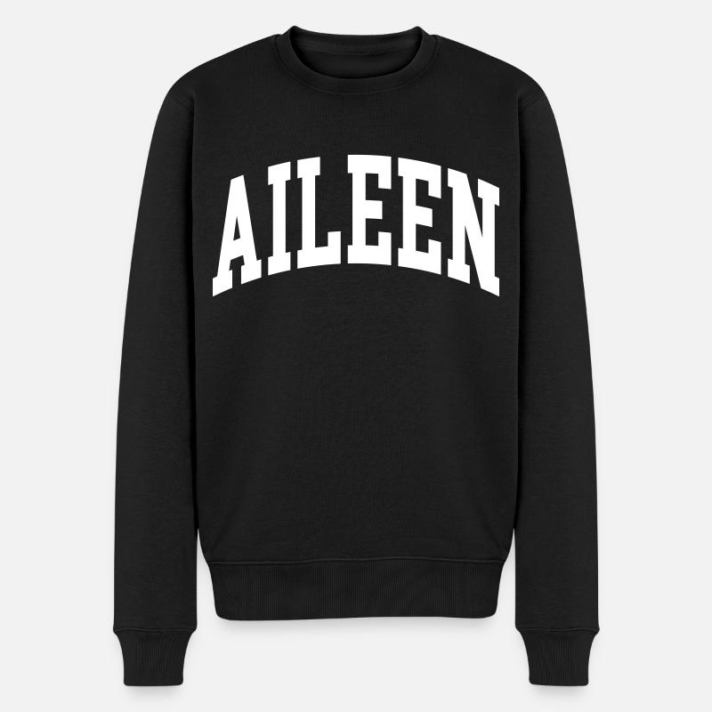 Aileen - Männer Premium Bio Pullover - Schwarz
