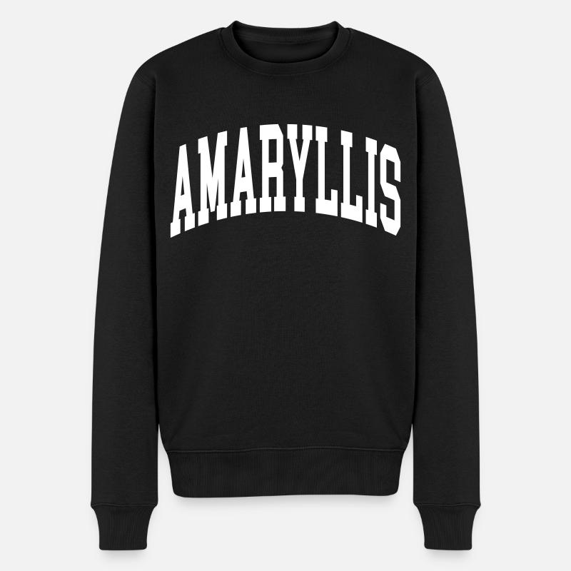 Amaryllis - Pull Premium bio Homme - noir