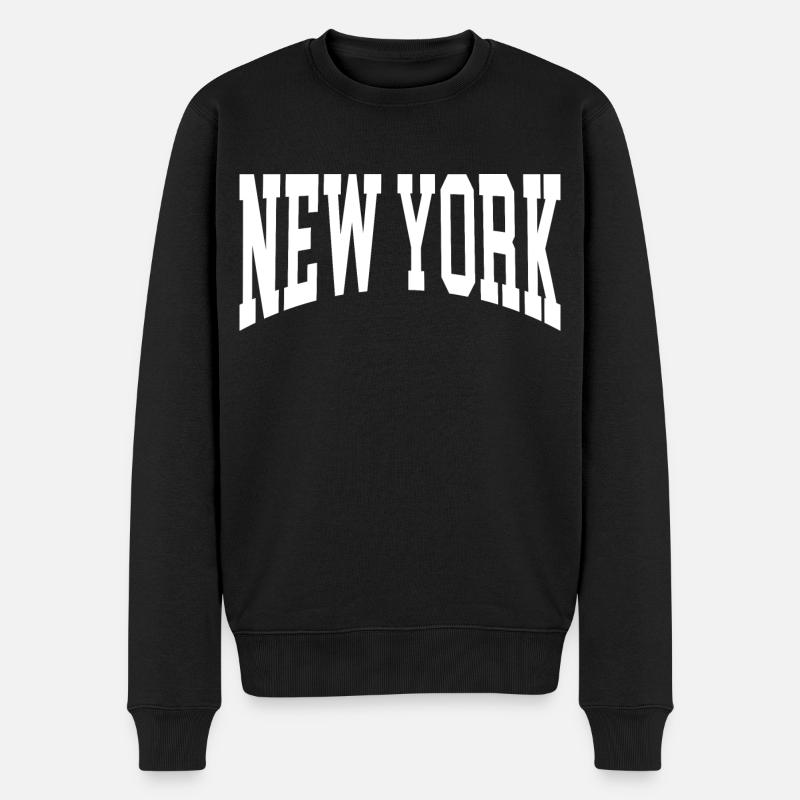 New York - Pull Premium bio Homme - noir
