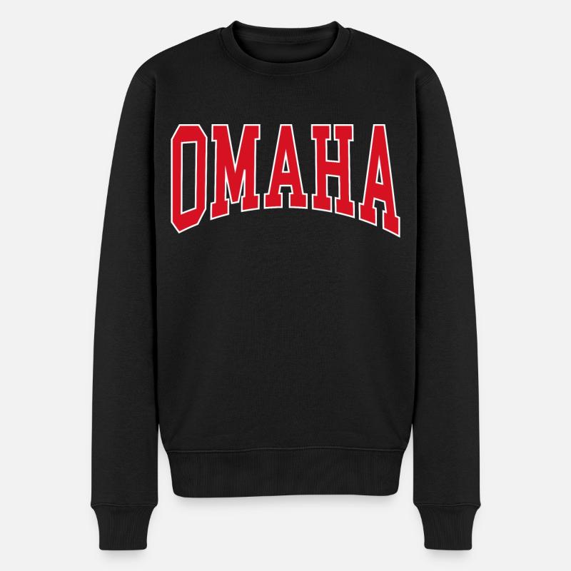 Omaha - Pull Premium bio Homme - noir
