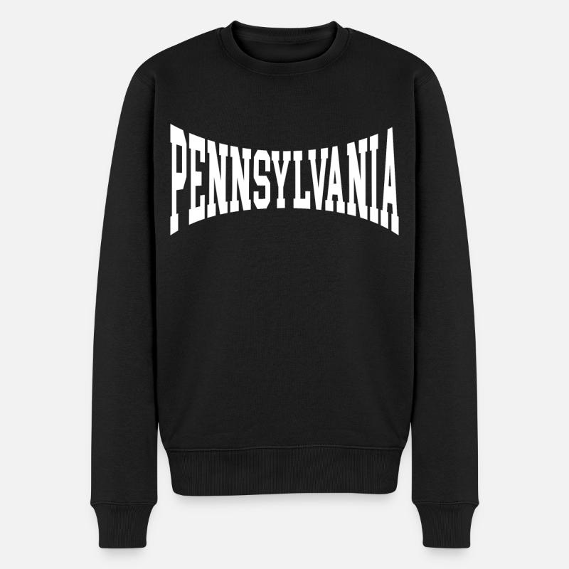 Pennsylvanie - Pull Premium bio Homme - noir