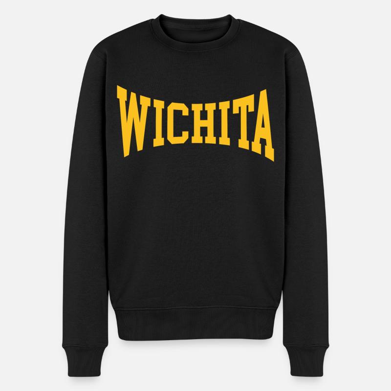 Wichita - Männer Premium Bio Pullover - Schwarz