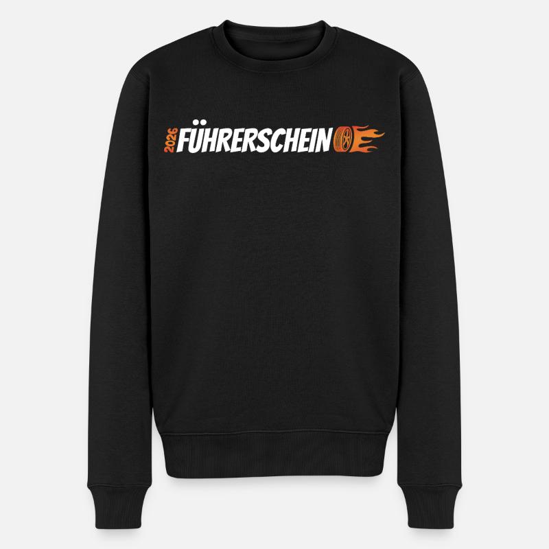 Führerschein bestanden 2026 - Fahrerlaubnis - Männer Premium Bio Pullover - Schwarz