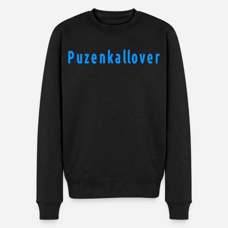 Puzenkallover - Pull Premium bio Homme - noir