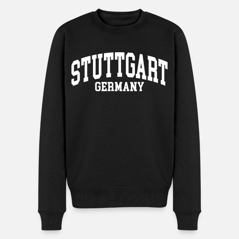 Stuttgart - Pull Premium bio Homme - noir