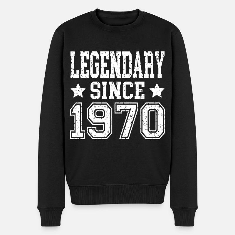 Légendaire depuis 1970 - Pull Premium bio Homme - noir