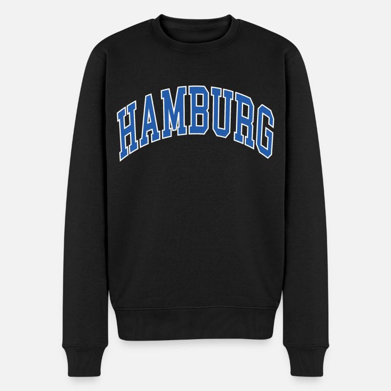 Hambourg - Pull Premium bio Homme - noir