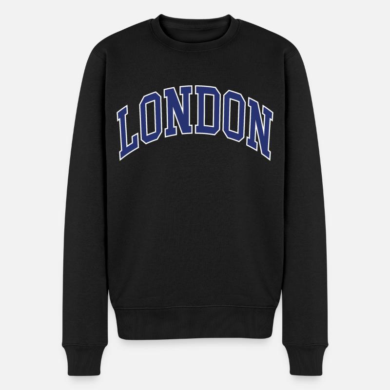 Londres - Pull Premium bio Homme - noir