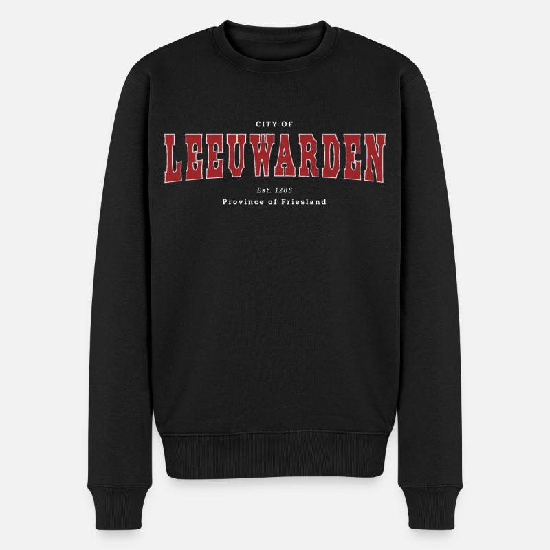 Leeuwarden - Pull Premium bio Homme - noir
