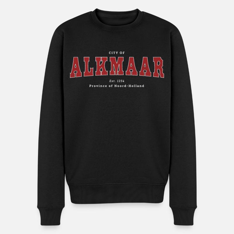 Alkmaar - Pull Premium bio Homme - noir