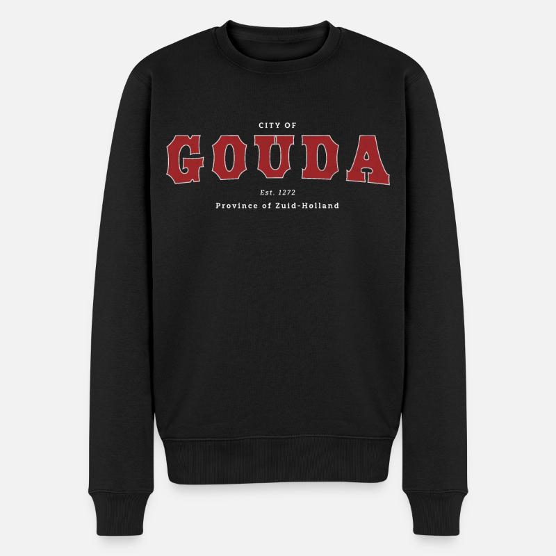 Gouda - Pull Premium bio Homme - noir