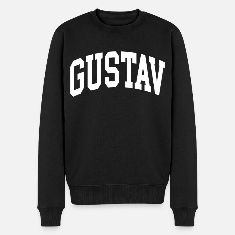 Gustav - Pull Premium bio Homme - noir