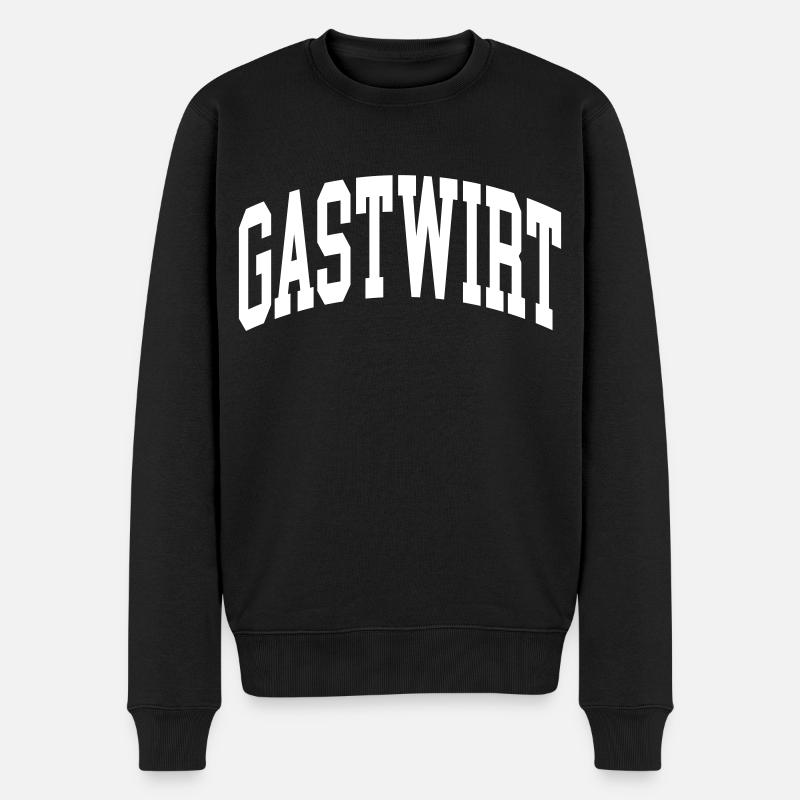 Gastwirt - Männer Premium Bio Pullover - Schwarz