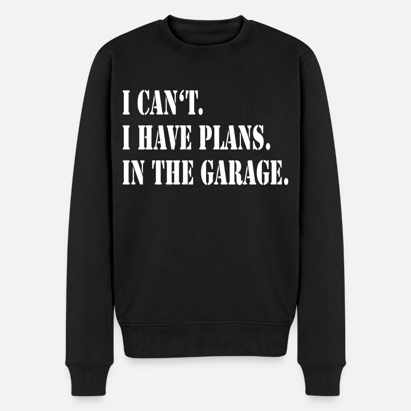 Garage Plans - Männer Premium Bio Pullover - Schwarz