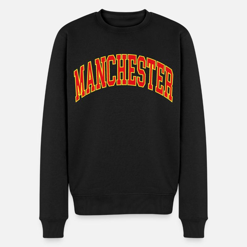 Manchester - Pull Premium bio Homme - noir