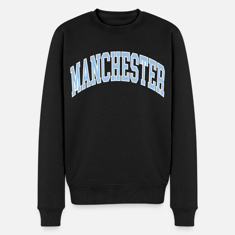 Manchester - Pull Premium bio Homme - noir