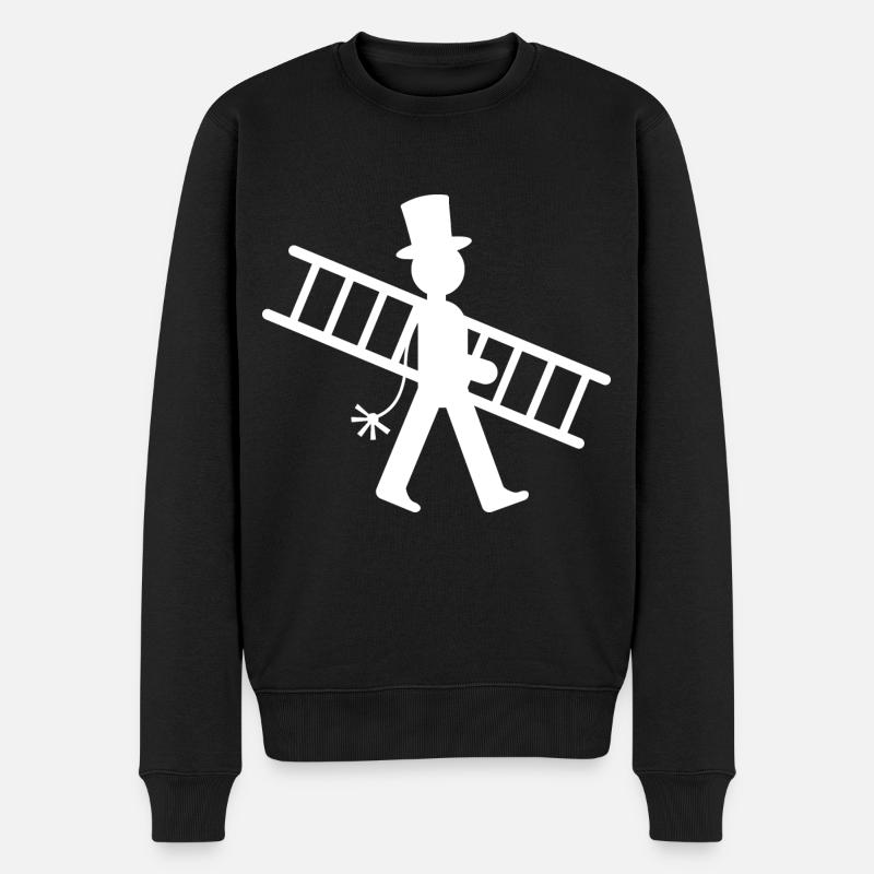 Schornsteinfeger Lehrling - Männer Premium Bio Pullover - Schwarz