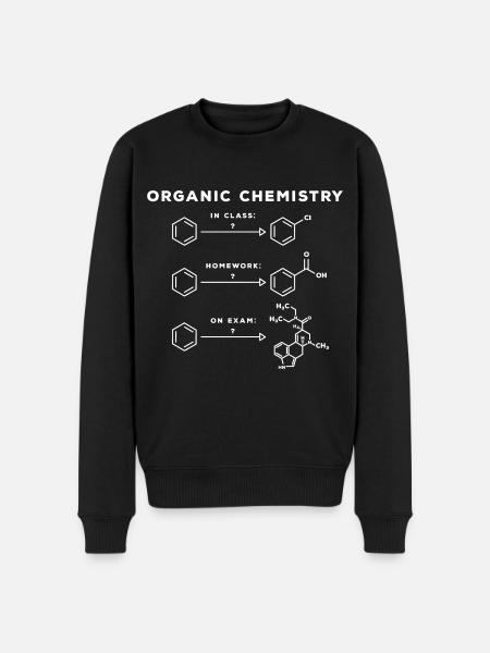 organic chemistry - Men's Premium Organic Jumper - black