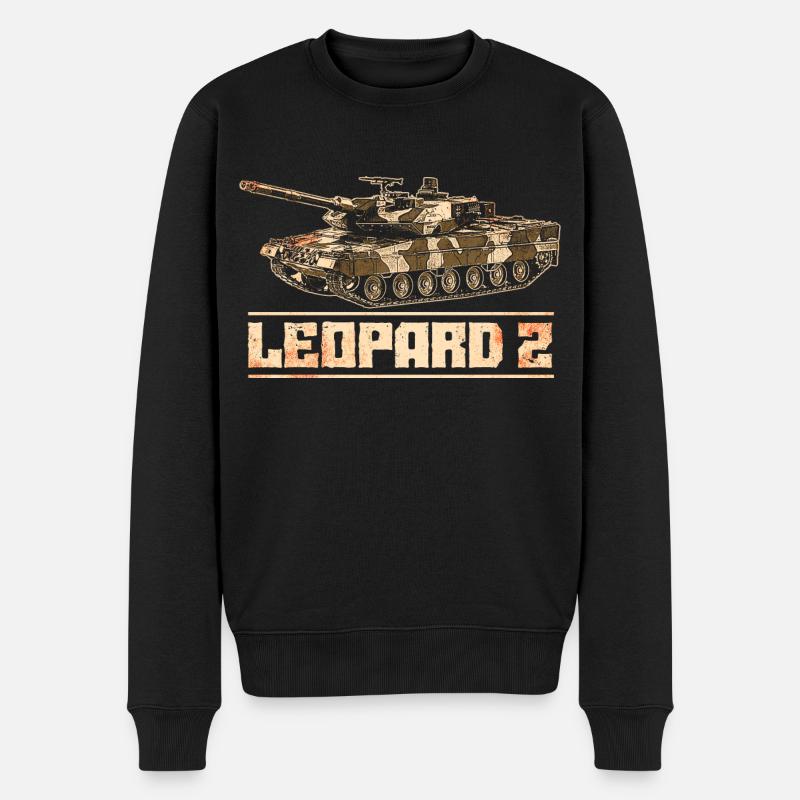 Leopard 2 Tanks - Men's Premium Organic Jumper - black