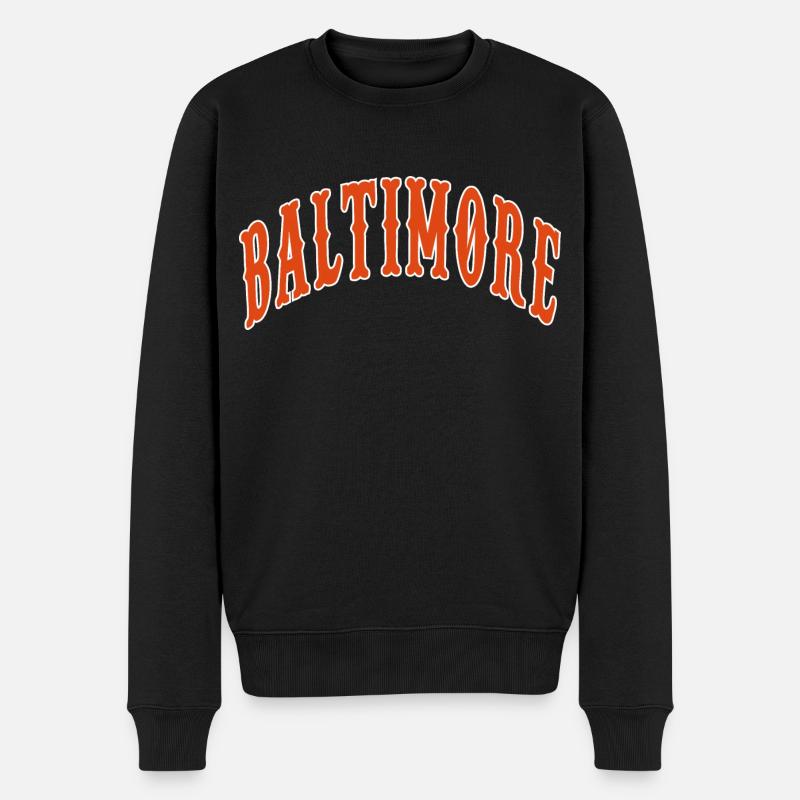 Baltimore - Pull Premium bio Homme - noir